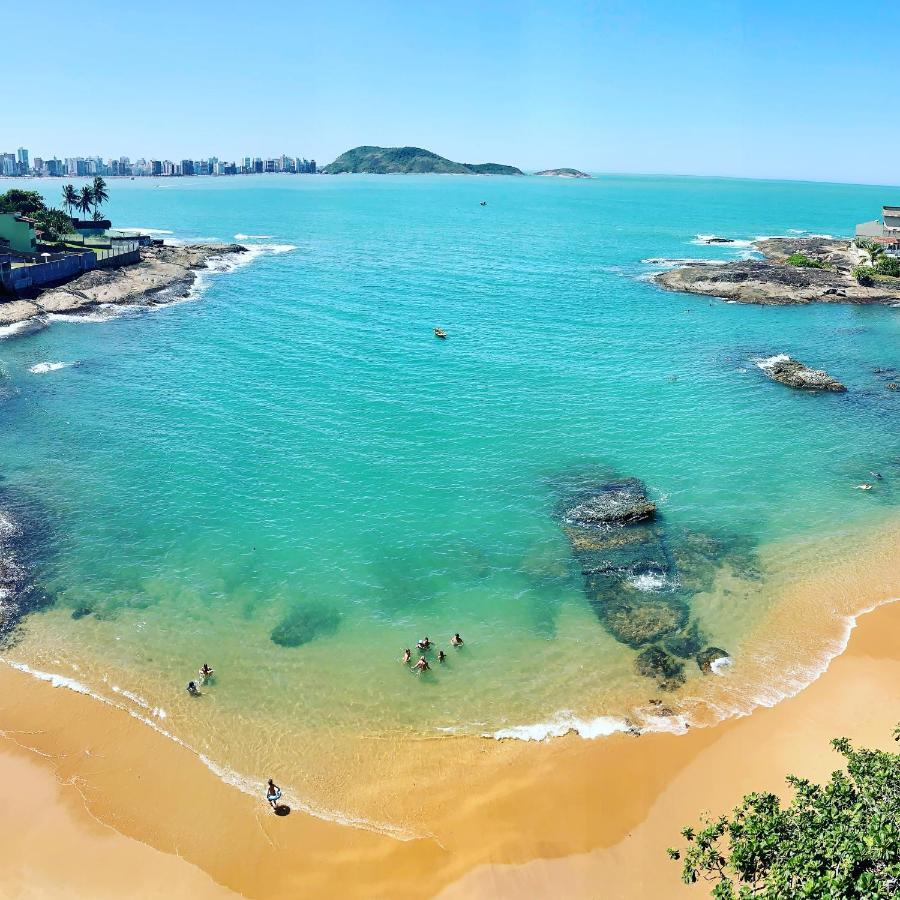 Apartamento Vista Do Mar, Pe Na Areia E Aguas Tranquilas, No Cento De Guarapari Exteriér fotografie