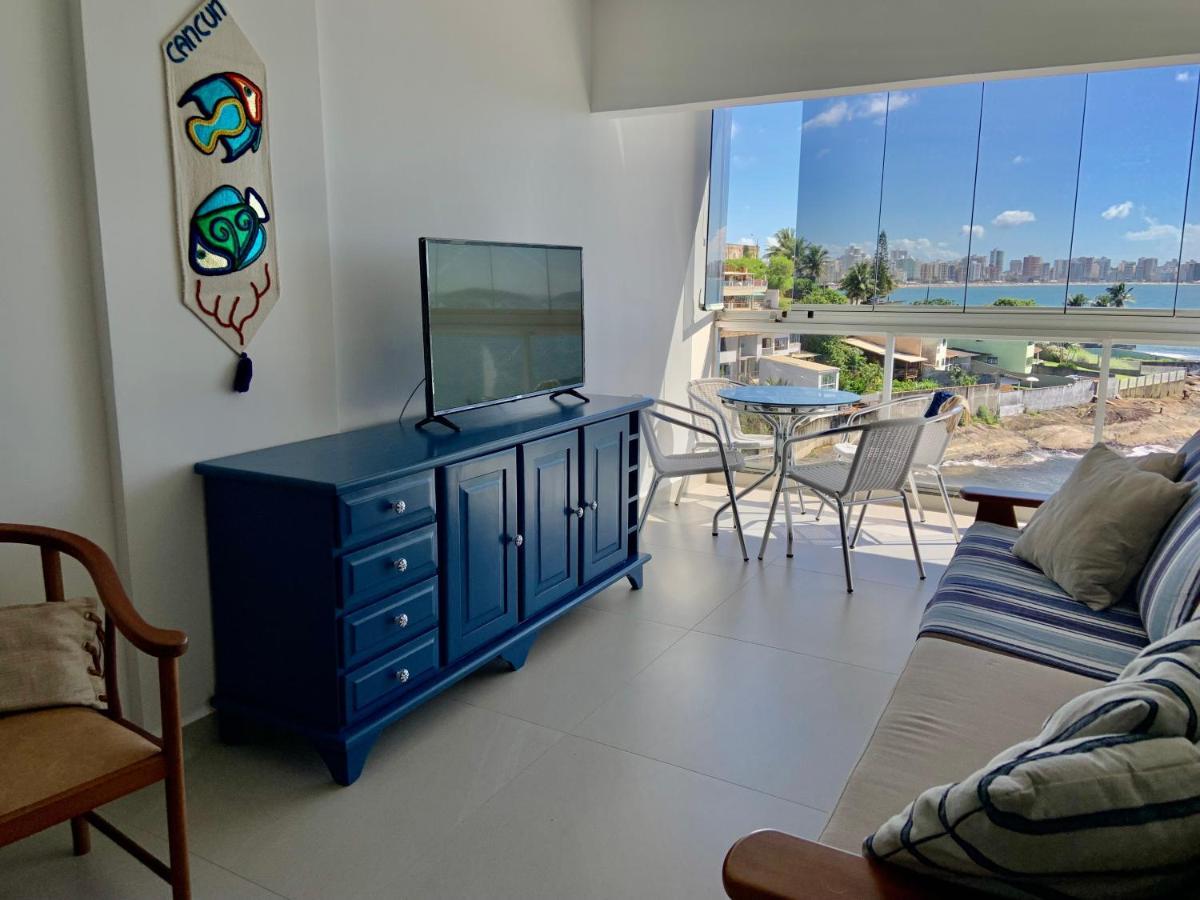 Apartamento Vista Do Mar, Pe Na Areia E Aguas Tranquilas, No Cento De Guarapari Exteriér fotografie