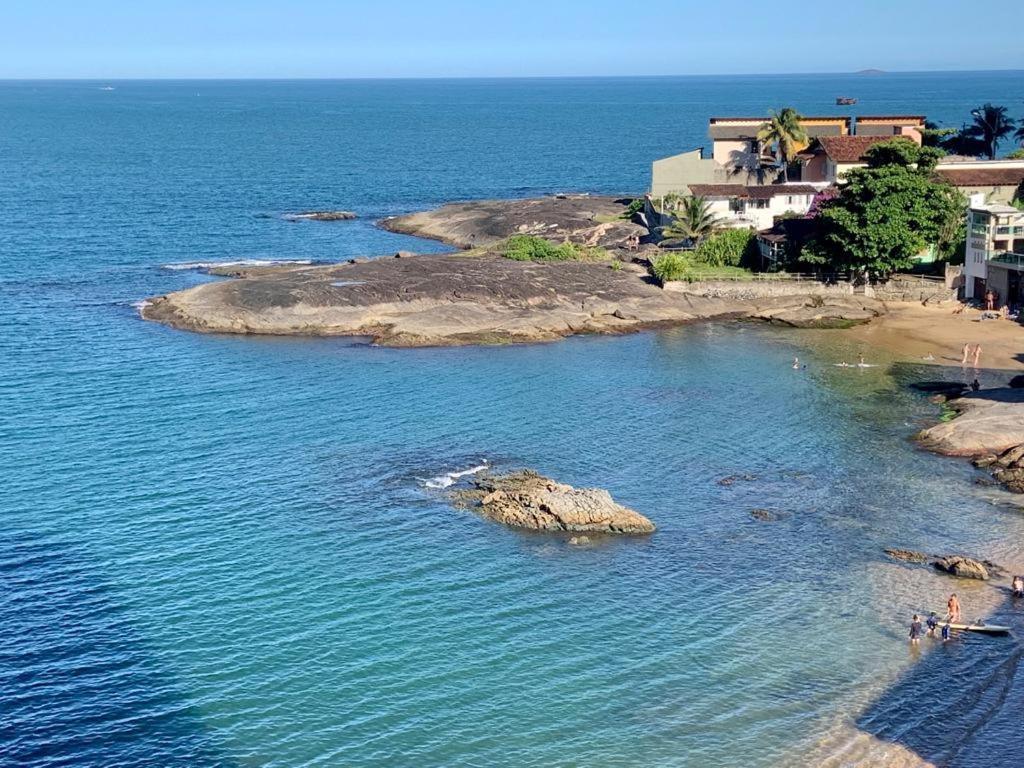Apartamento Vista Do Mar, Pe Na Areia E Aguas Tranquilas, No Cento De Guarapari Exteriér fotografie